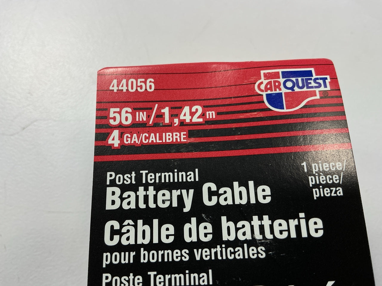 Carquest 44056 Top Post Battery Cable - 56'' Long, 4 Gauge, Red