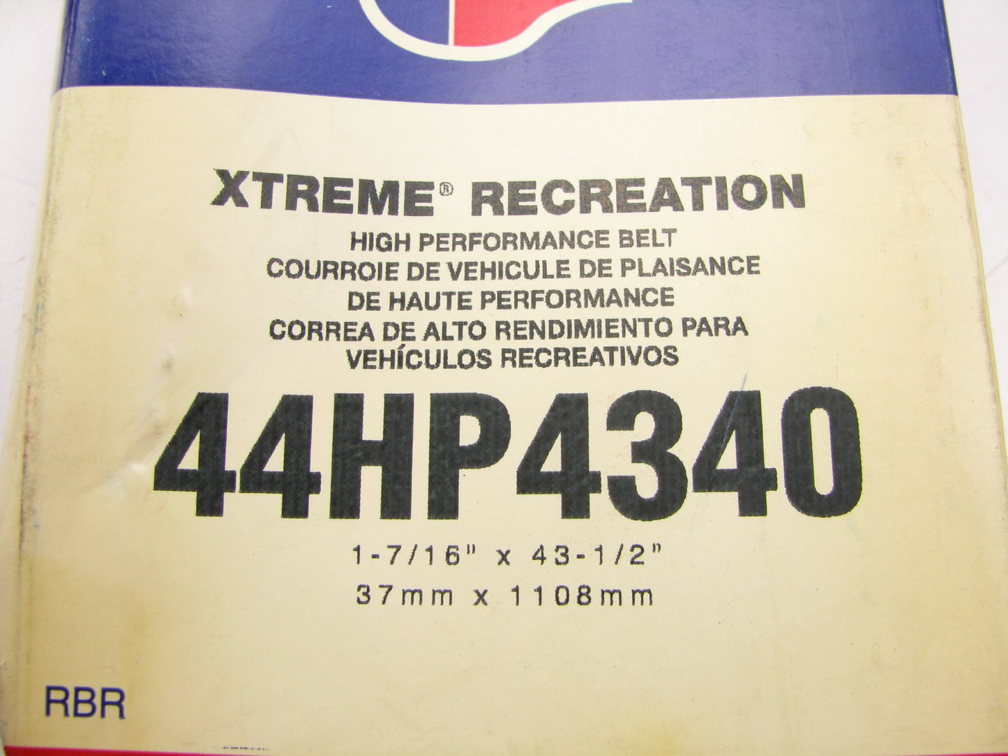 Carquest 44HP4340 Snowmobile Drive Belt - 1-7/16'' X 43-1/2'' XTX5036