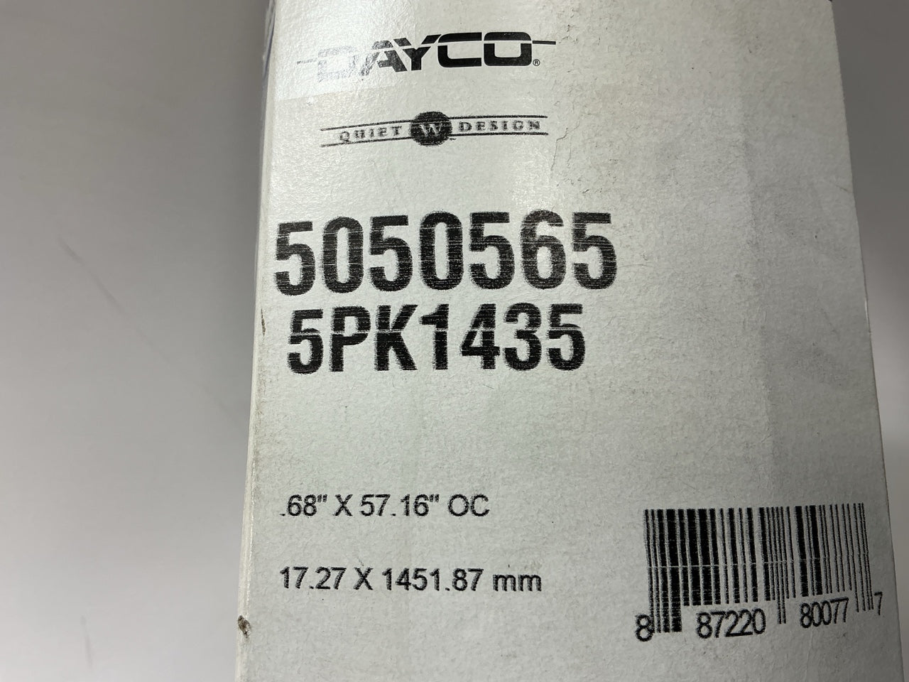 Carquest 5050565 Serpentine Belt