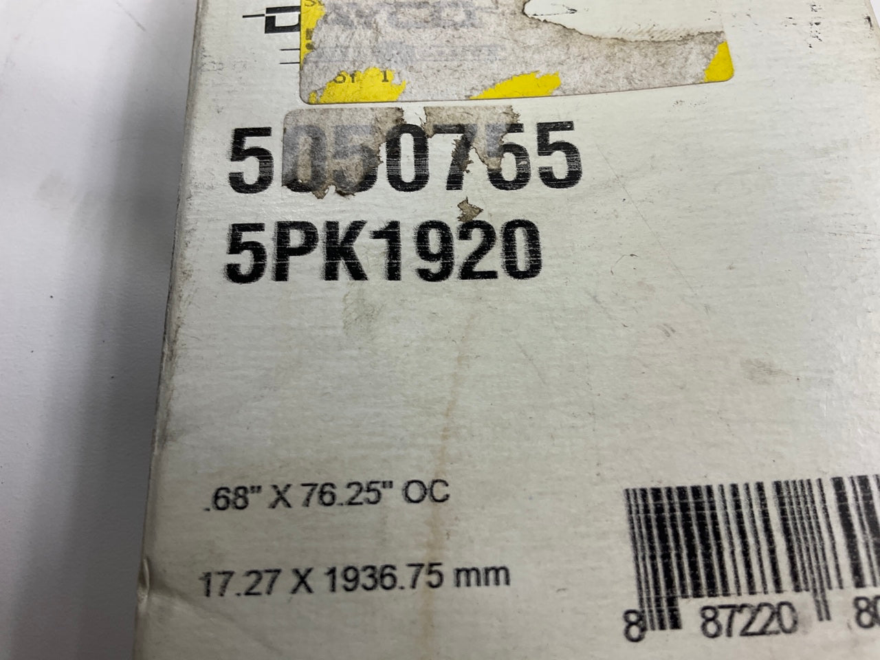 Carquest 5050755 Serpentine Belt