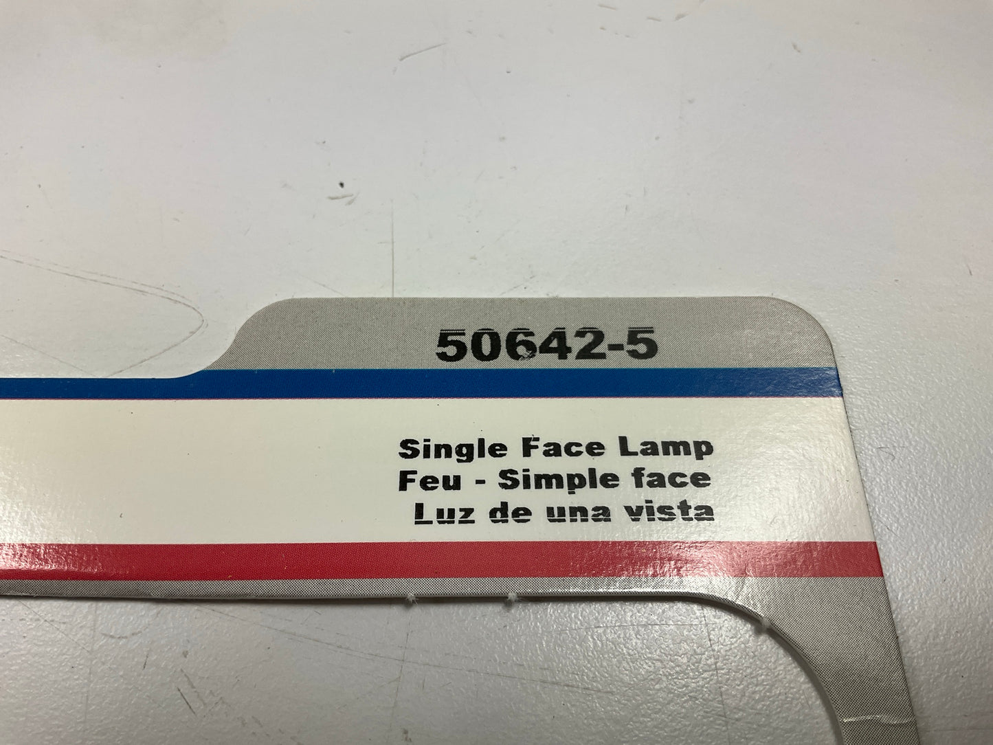 Carquest Grote 50642-5 4-1/4'' Round Duramold Single Face Pedestal Lamp Light RED