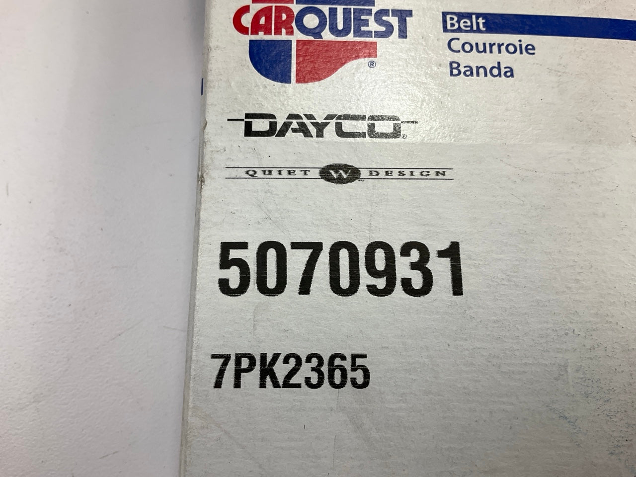 Carquest 5070931 Serpentine Belt For 2004-2007 VW Touareg 4.2L-V8