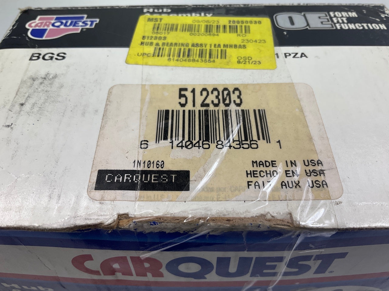 Carquest 512303 Rear Wheel Hub Bearing For 2000-2006 Nissan Sentra