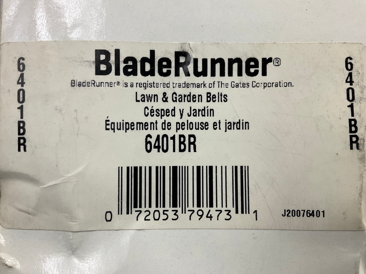 Carquest 6401BR Laderunner Power Equipment Accessory Drive Belt - 1/2'' X 89-3/4''