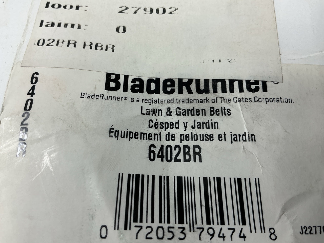 Carquest 6402BR BladeRunner Power Equipment Accessory Drive Belt 21/32 X 74-3/8''