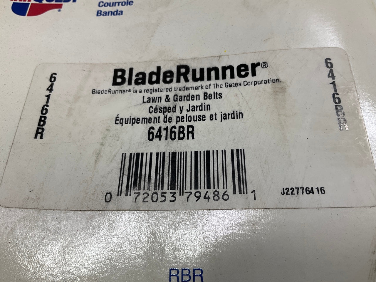 Carquest 6416BR BladeRunner Power Equipment Accessory Drive Belt 21/32 X 100-3/4