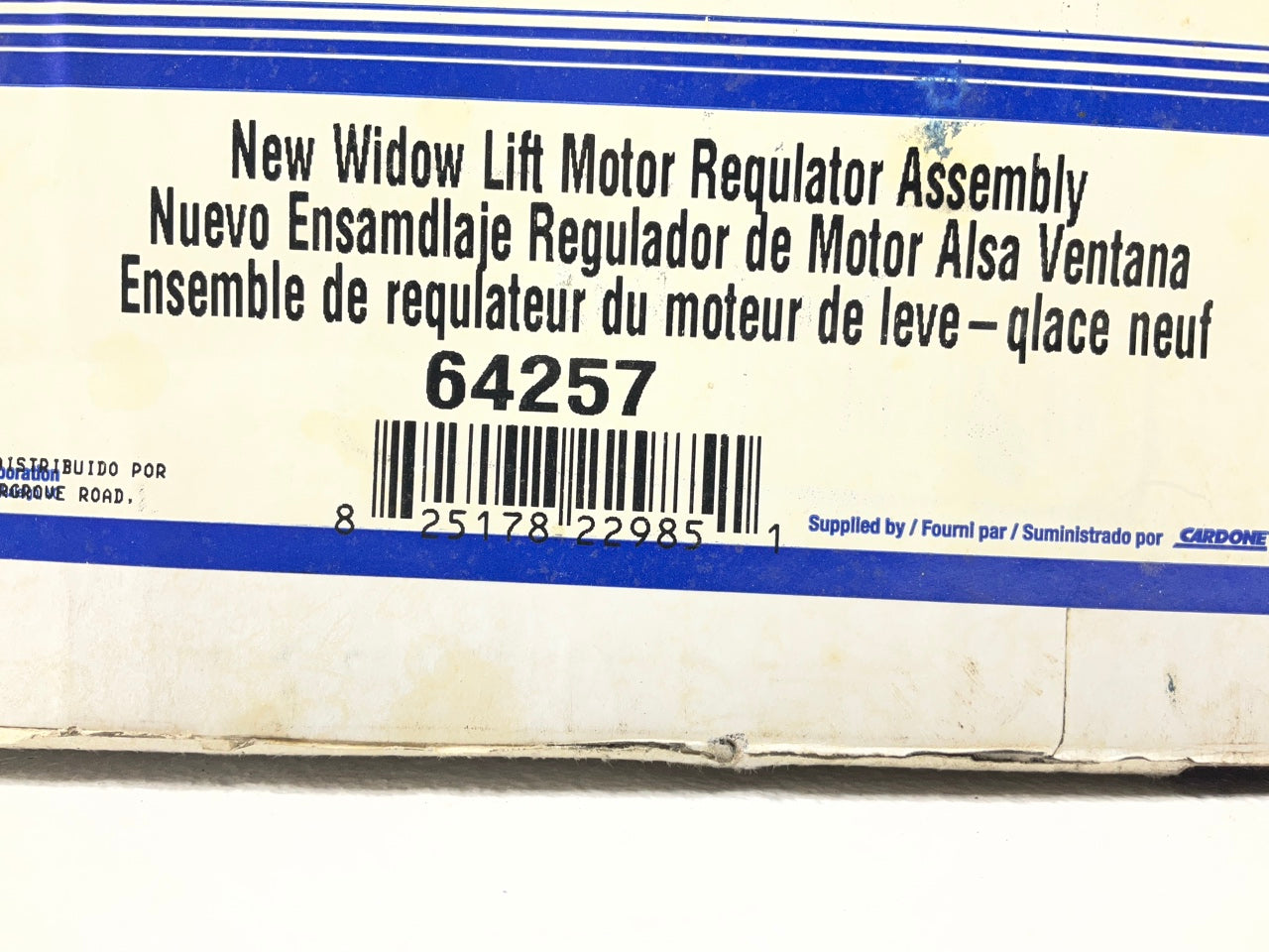 Carquest 64257 Front Right Power Window Motor And Regulator Assembly