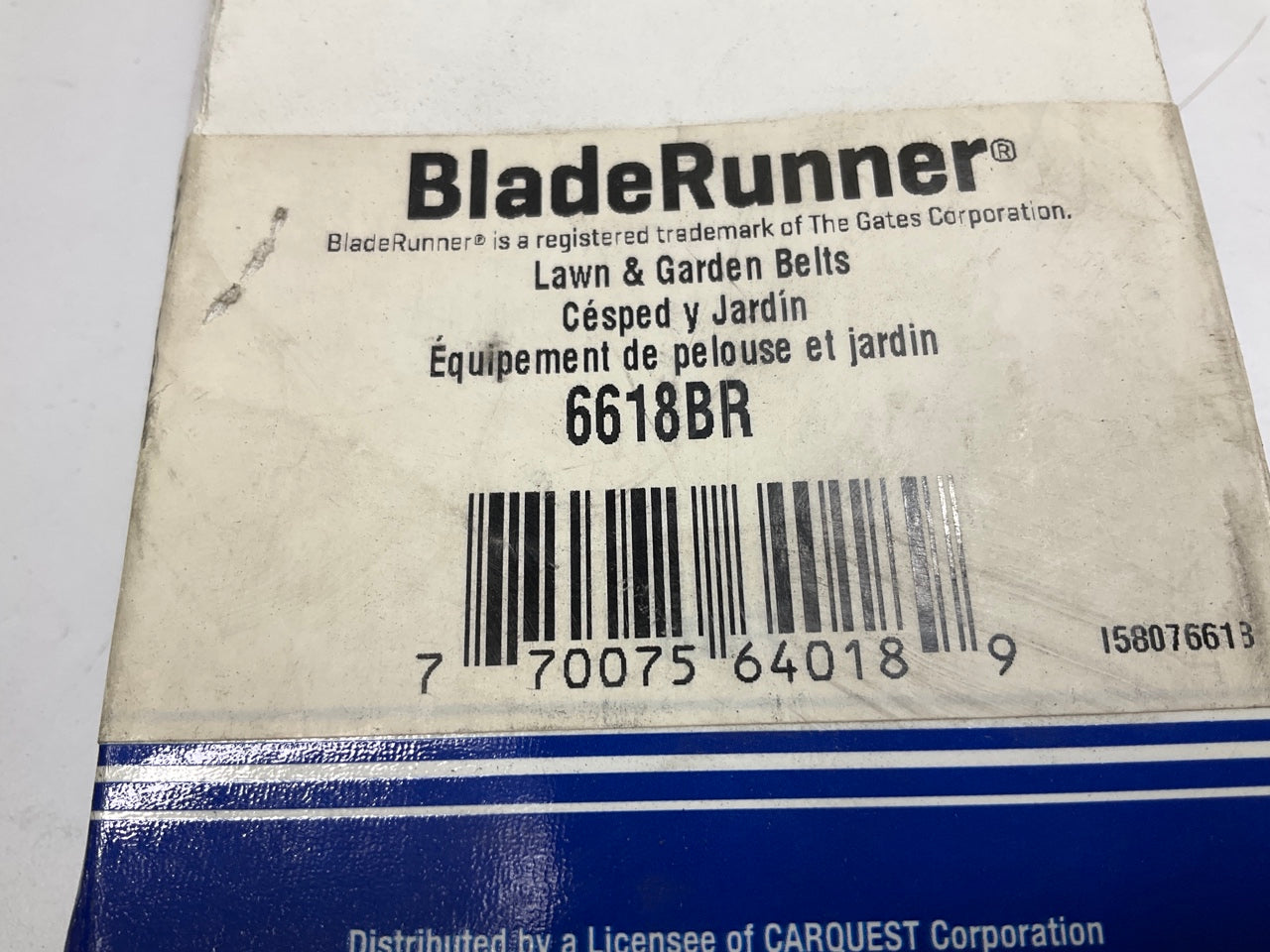 Carquest 6618BR BladeRunner Power Equipment Accessory Drive Belt 21/32'' X 32-1/2