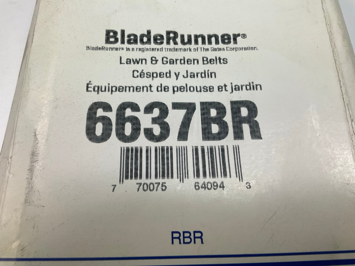 Carquest 6637BR BladeRunner Power Equipment Accessory Drive Belt, 1/2'' X 79-1/4''