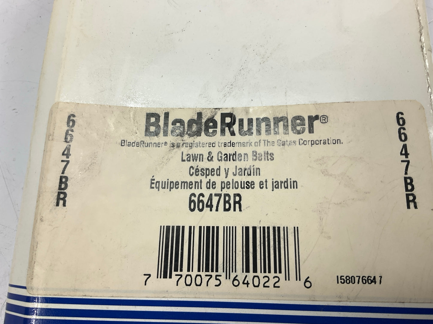 Carquest 6647BR BladeRunner Power Equipment Accessory Drive Belt, 21/32 X 80-3/8