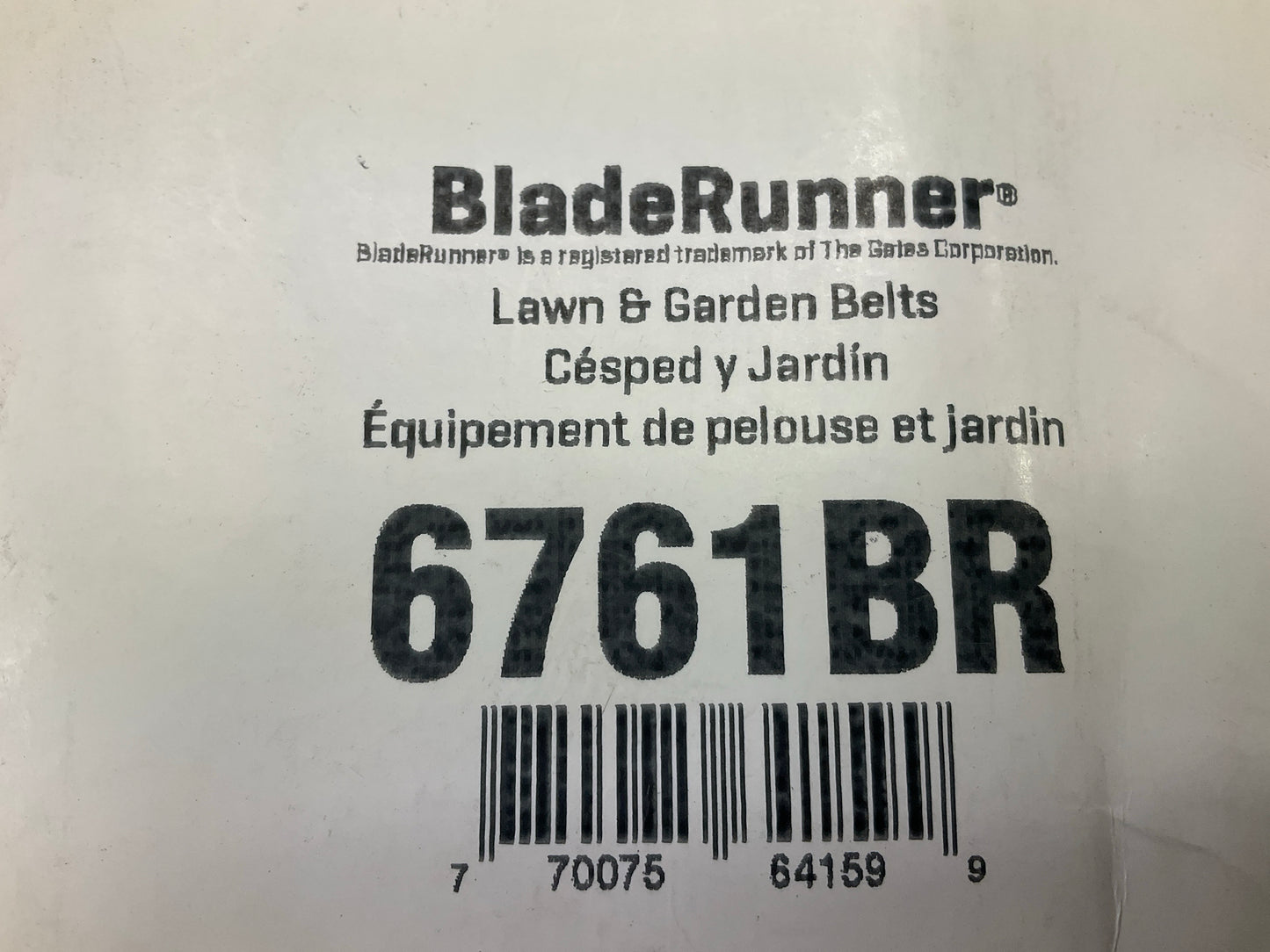 Carquest 6761BR BladeRunner Power Equipment Accessory Drive Belt 21/32 X 183-3/8