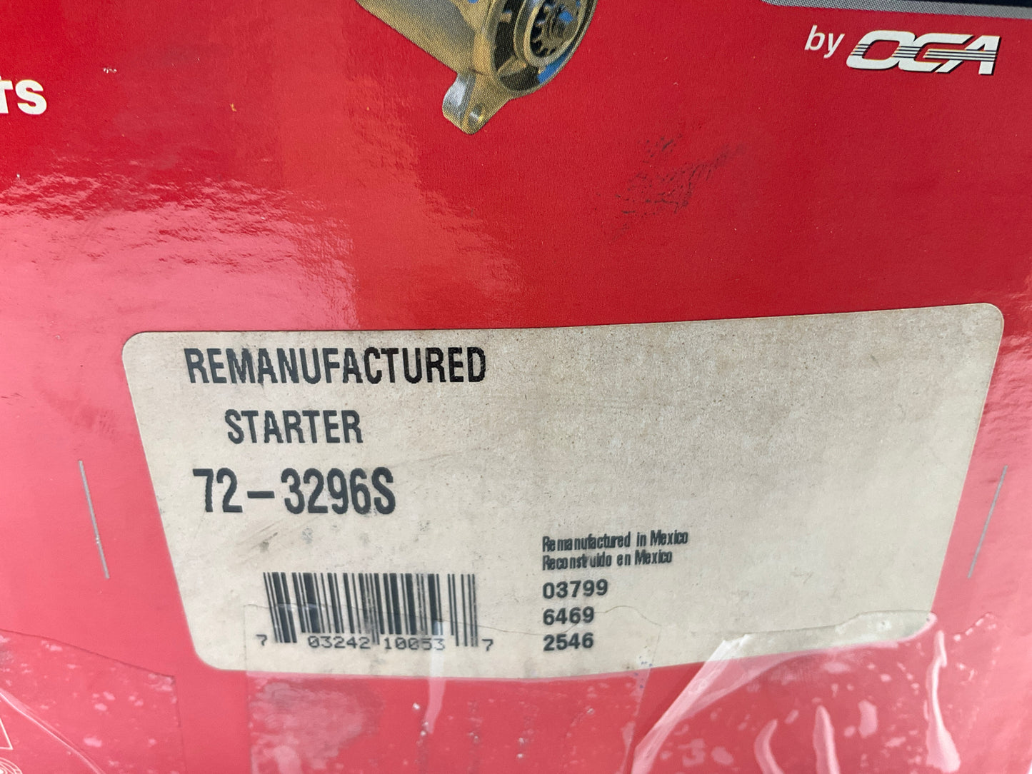 REMAN. Carquest 72-3296S Starter Motor For 89-02 Chevrolet GMC 6.2L 6.5L Diesel