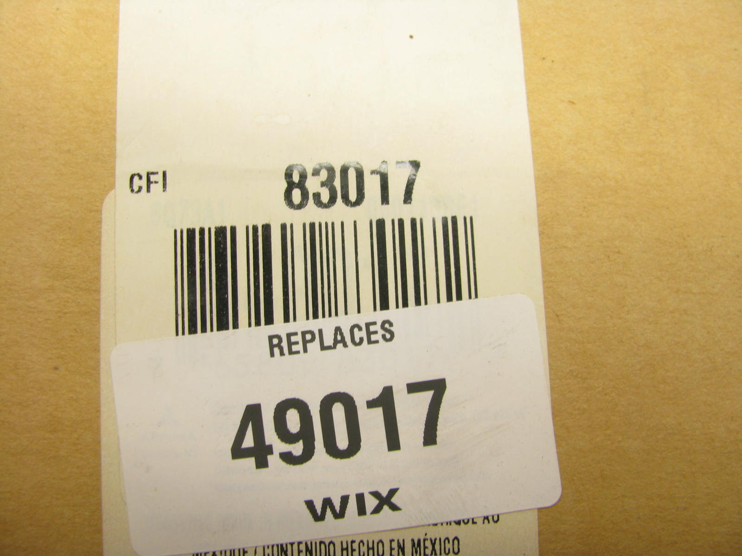 Carquest 83017 Air Filter Replaces CA11114 49017 A36149 AF6908 AF1479 RS4450