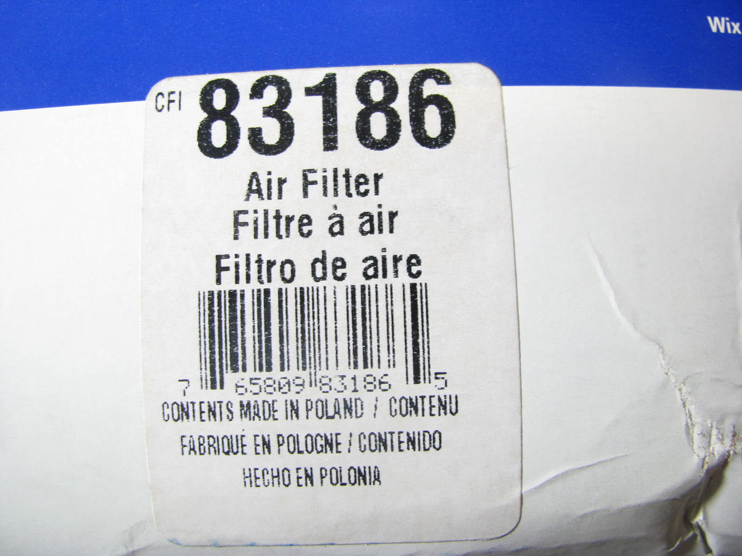 Carquest 83186 Air Filter Replaces CA10085 49186 A25596 AF3999 AF1324 5161WS
