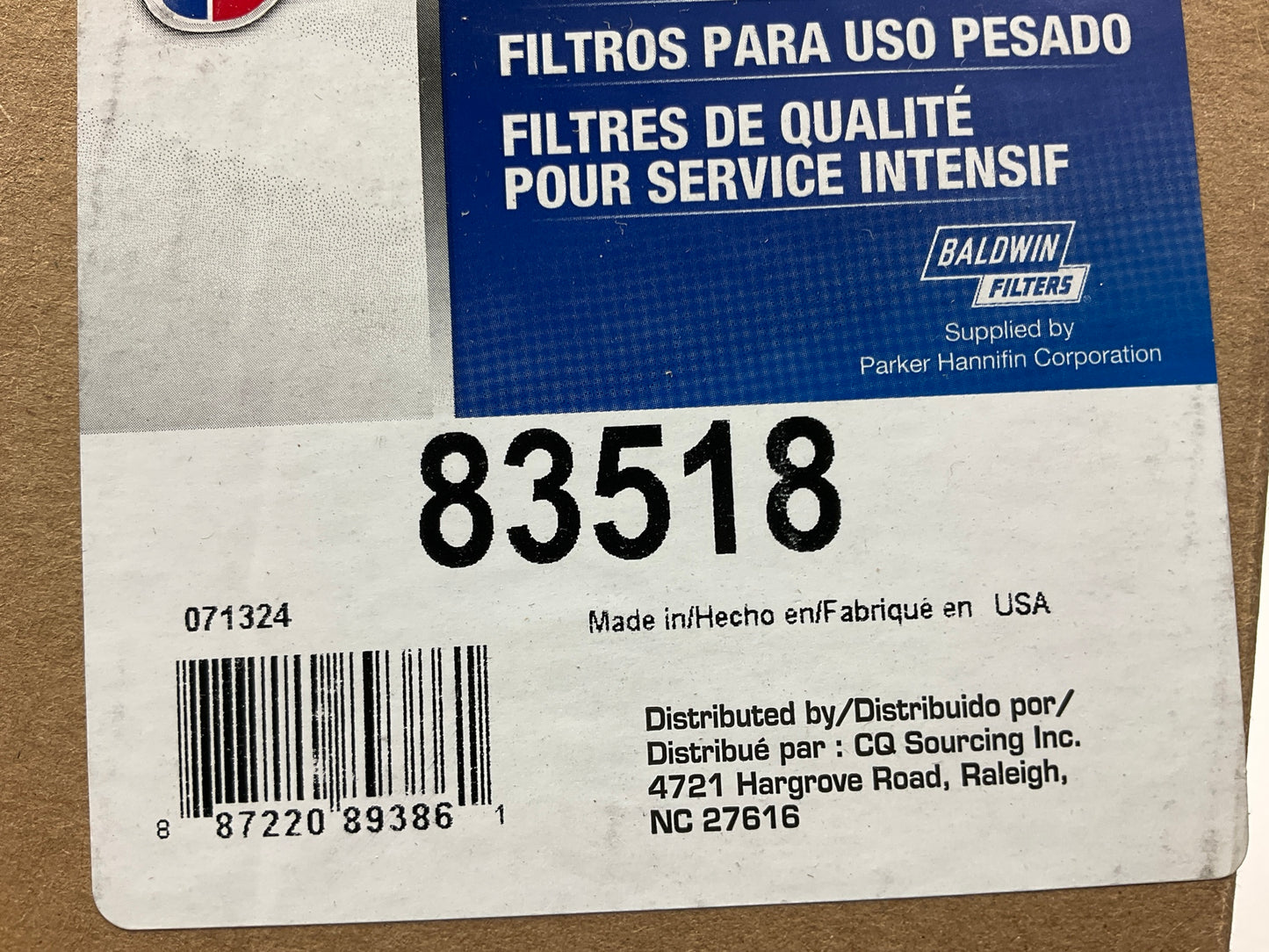 Carquest 83518 Air Filter - Replaces 49518, PA5584, PA5584, 300047120, 580048838