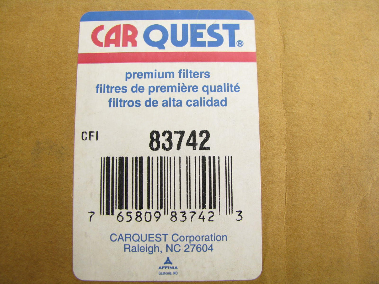 Carquest 83742 Air Filter Replaces Wix 49742 - Hyster H7FT Cummins