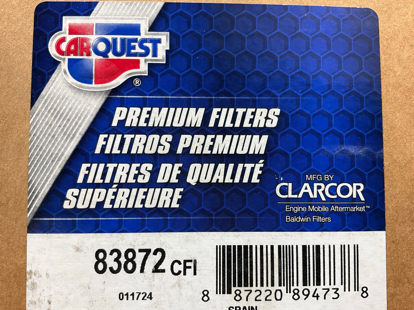 Carquest 83872 Air Filter For Atlas Copco Compressors GA22/30C