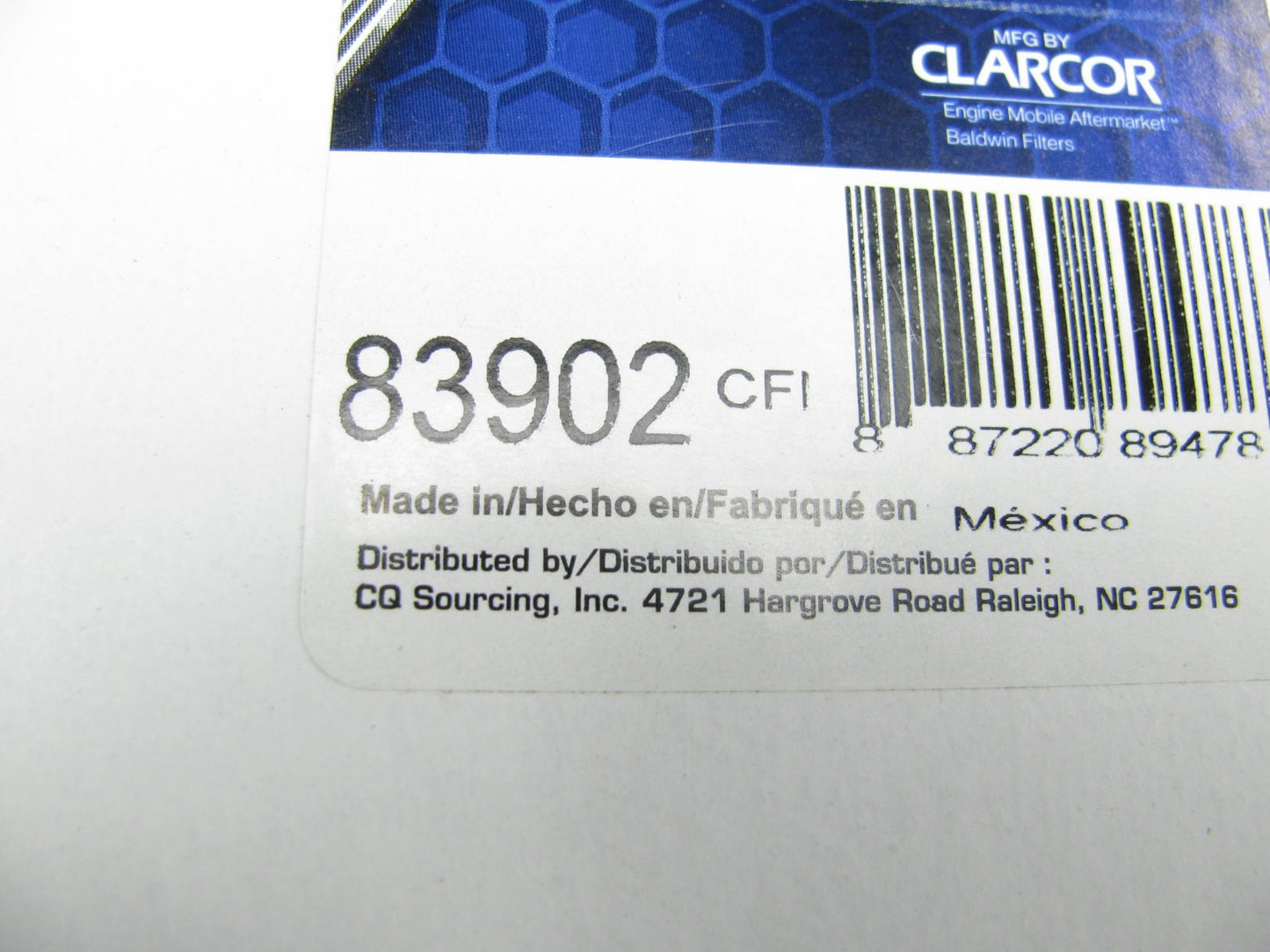 Carquest 83902 Air Filter - 11-16 Ford F-250 F-350 Super Duty Powerstroke Diesel