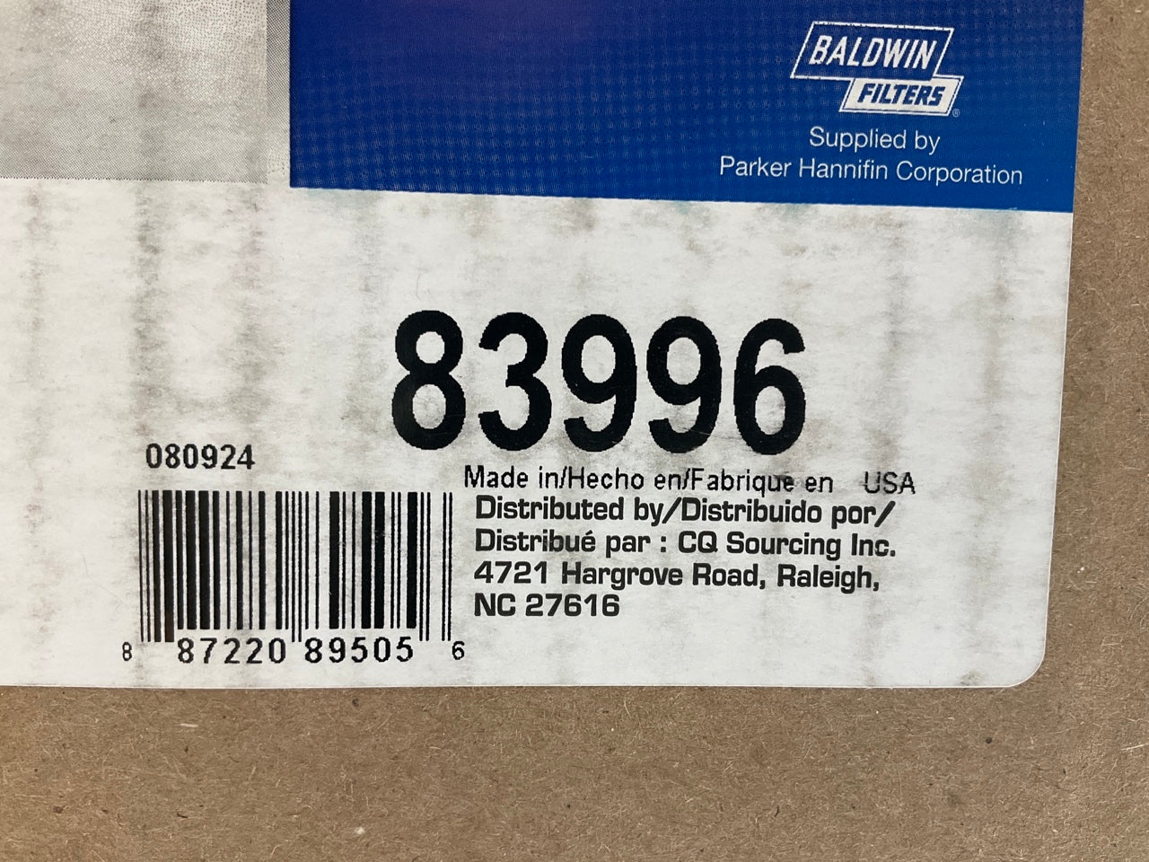 Carquest 83996 Air Filter Replaces: 49996 RS5517 P604996 17741U333071 9996
