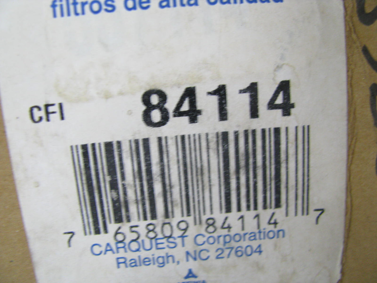 Carquest 84114 Hydraulic Oil Filter For Kubota Tractors - Replaces Wix 57114
