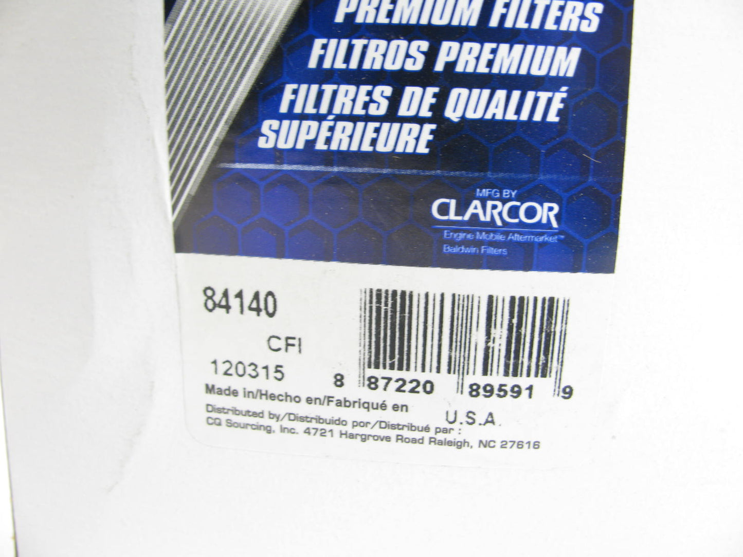 Carquest 84140 Oil Filter Replaces P10634 57140 LP8213 KF56 CS41008 P551841