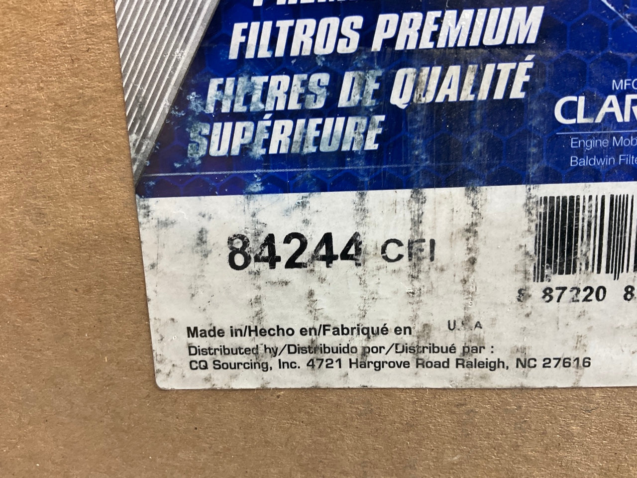 Carquest 84244 Hydraulic Oil Filter Replaces 57244 7244 HF35195 P550577 PT8436