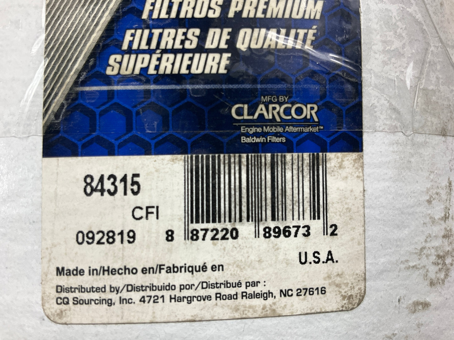 (2) Carquest 84315 Hydraulic Filter Replace P171314, 8T-3815, PT8329, 57315, CC3