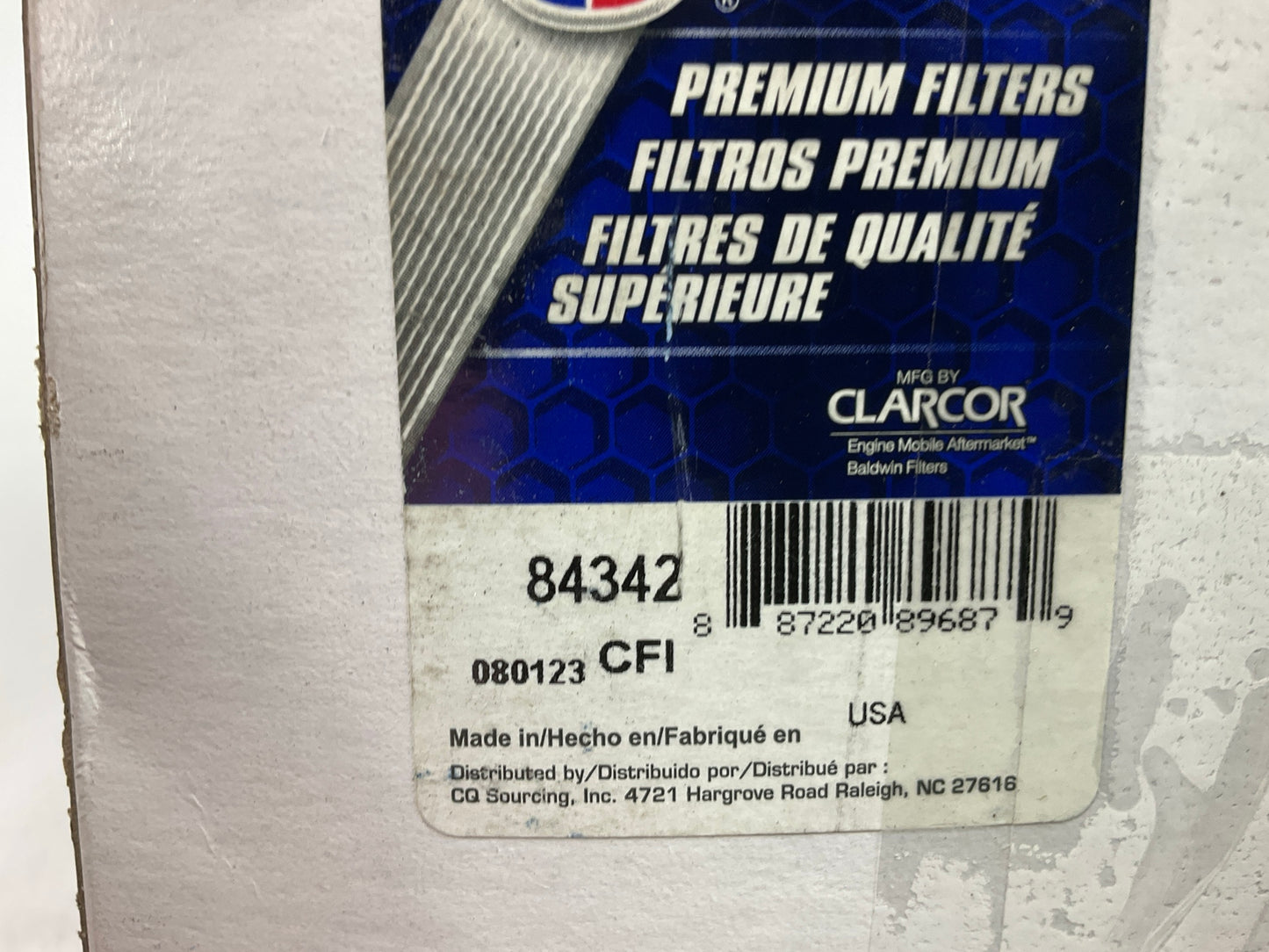 (2) Carquest 84342 Hydraulic Oil Filter For Koehring JLG Equipment - Wix 57342
