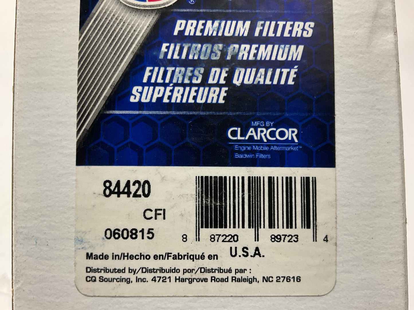 Carquest 84420 Hydraulic Filter Replaces 57420, P164996, 3I1698, PT8481, PF1728