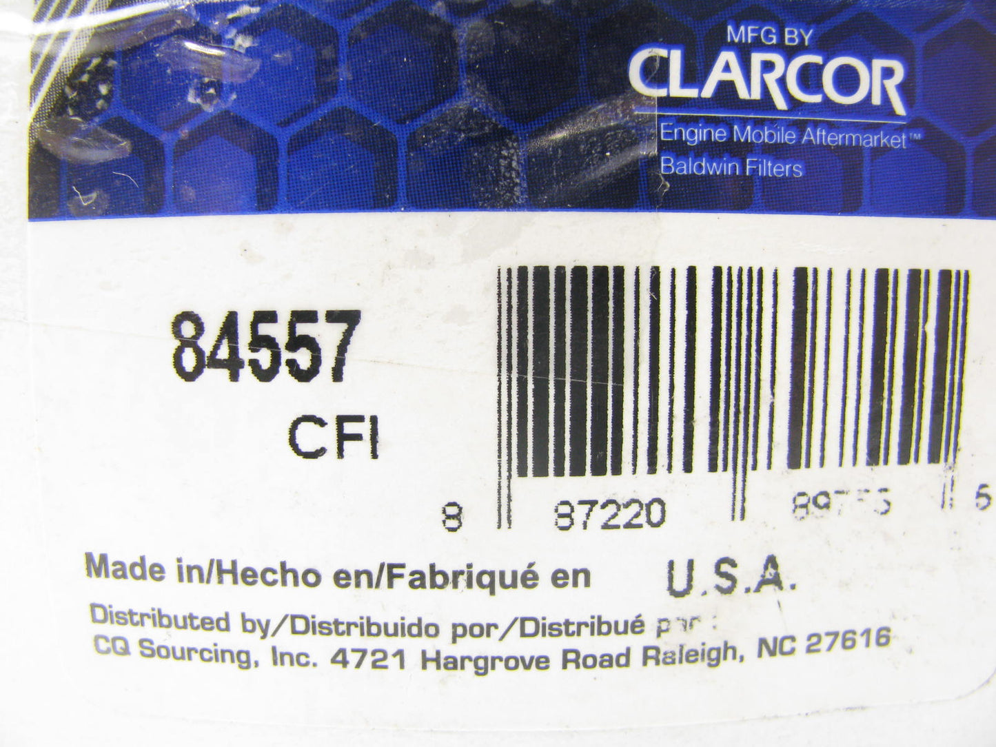 Carquest 84557 Cartridge Power Steering Filter Replaces C10795 57557 H15959