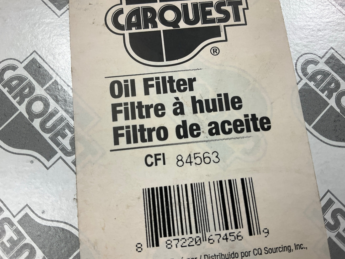 (4) Carquest 84563 Engine Oil Filter For 2004-2007 Volkswagen Touareg 4.2L V8