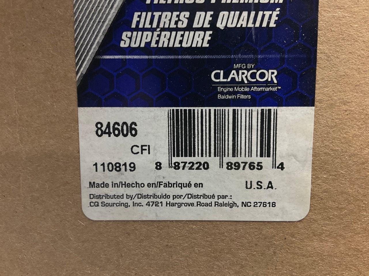 (2) Carquest 84606 Hydraulic Oil Filter Replace 57606 7606 HF6835 P551243 HF6804