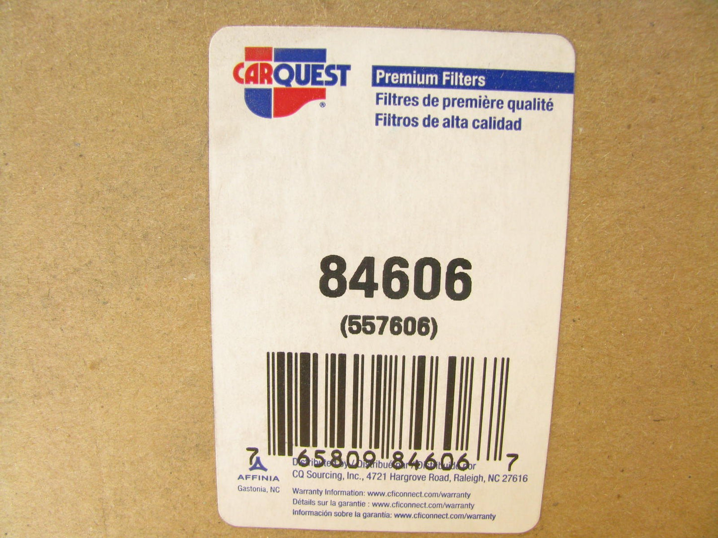 Carquest 84606 Hydraulic Oil Filter Replaces: 57606 7606 HF6835 P551243 HF6804