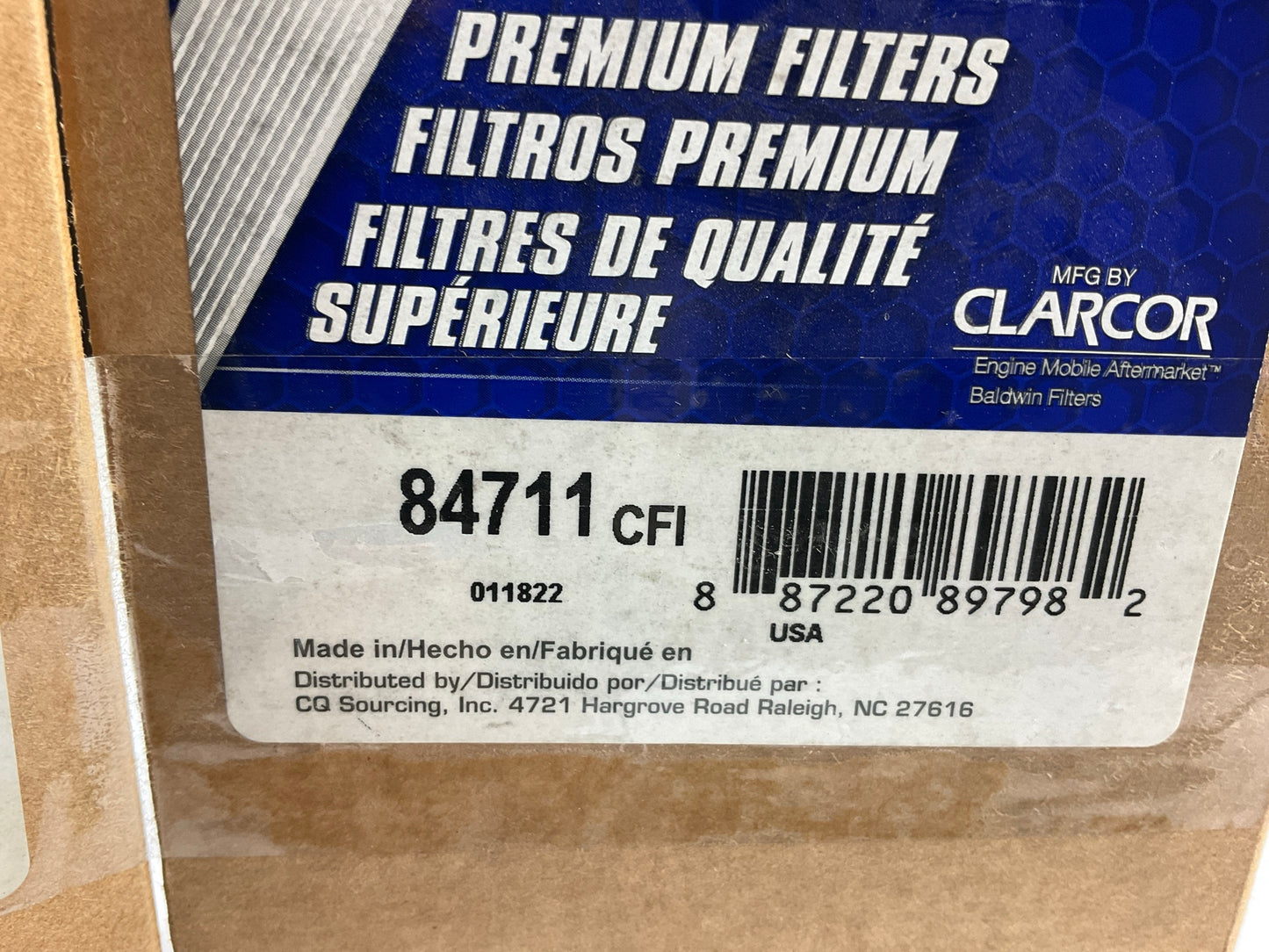 (2) Carquest 84711 Oil Lube Filter Cartridge - Replaces 57711, LFR83754, P550451