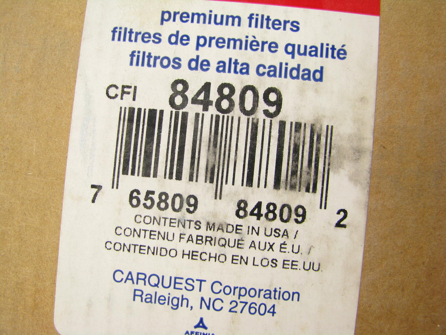 Carquest 84809 Hydraulic Oil Filter For CAT Motor Graders - Wix 57809