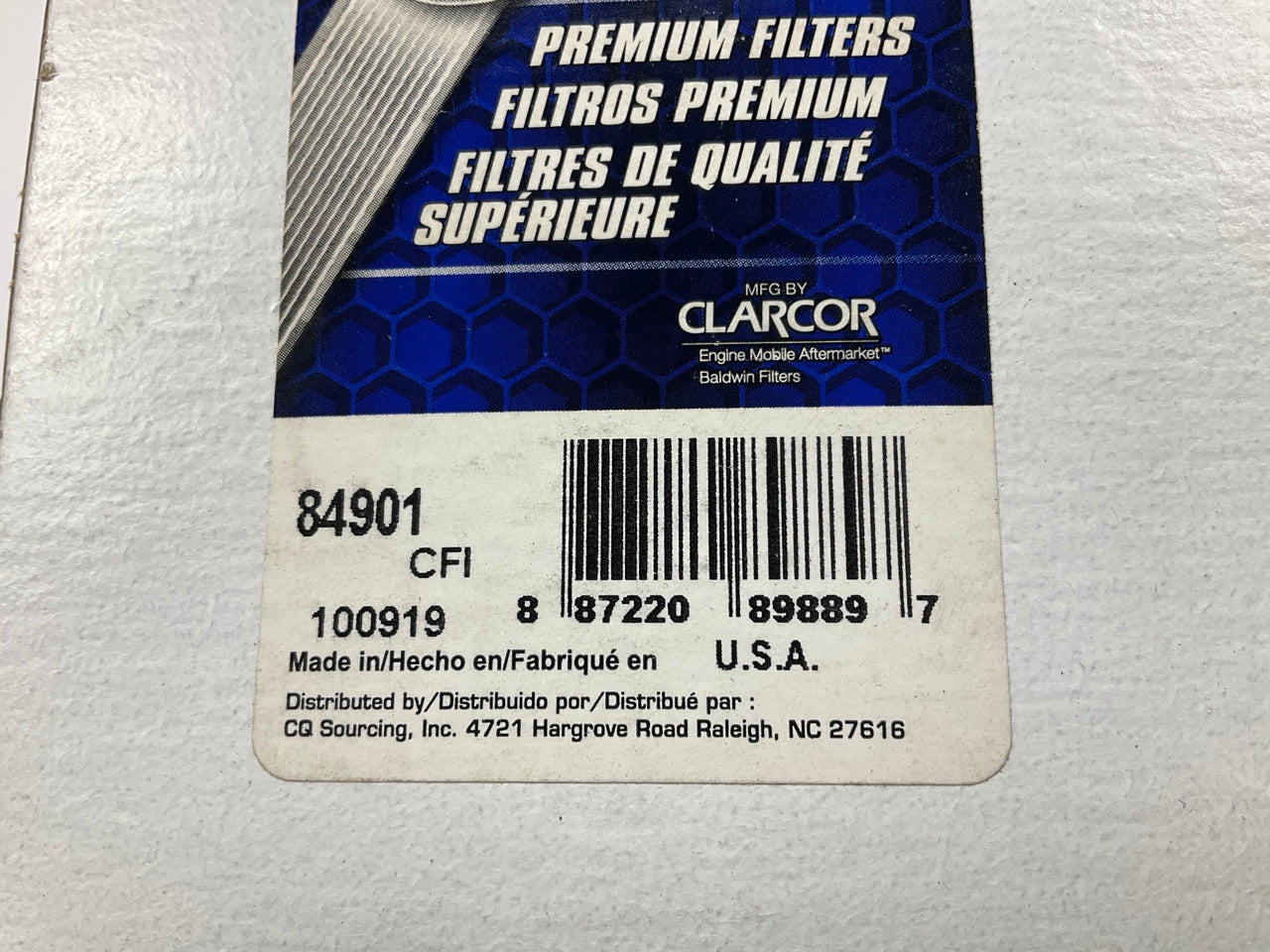 Carquest 84901 Oil Filter Replaces 57901, B7328; 84476759; 4899247; LF16121;