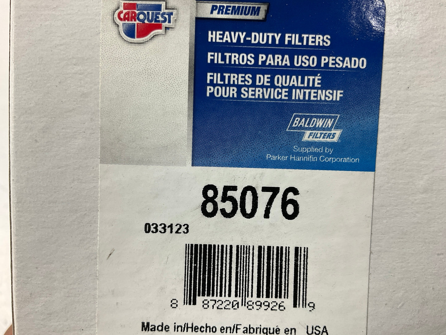 Carquest 85076 Engine Oil Filter - Replaces Wix 51076