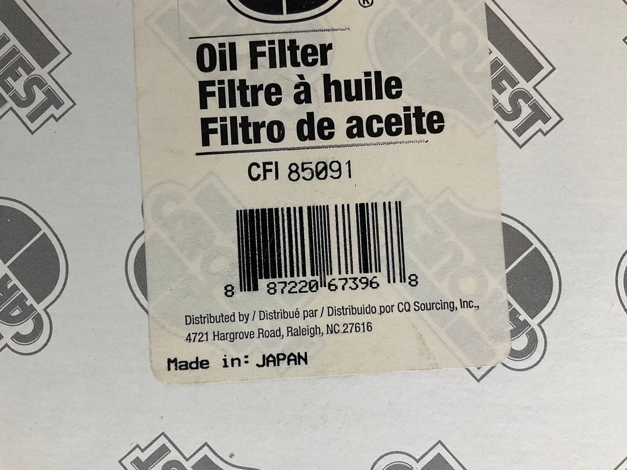 Carquest 85091 Engine Oil Filter