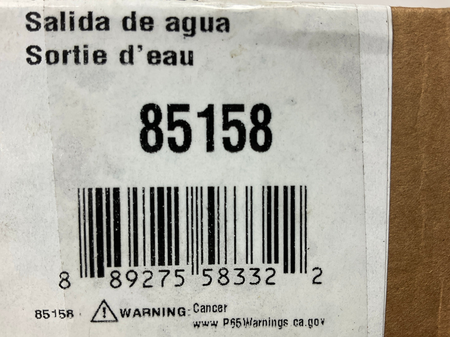 Carquest 85158 Engine Coolant Water Outlet For 1996-2000 Honda Civic 1.6L