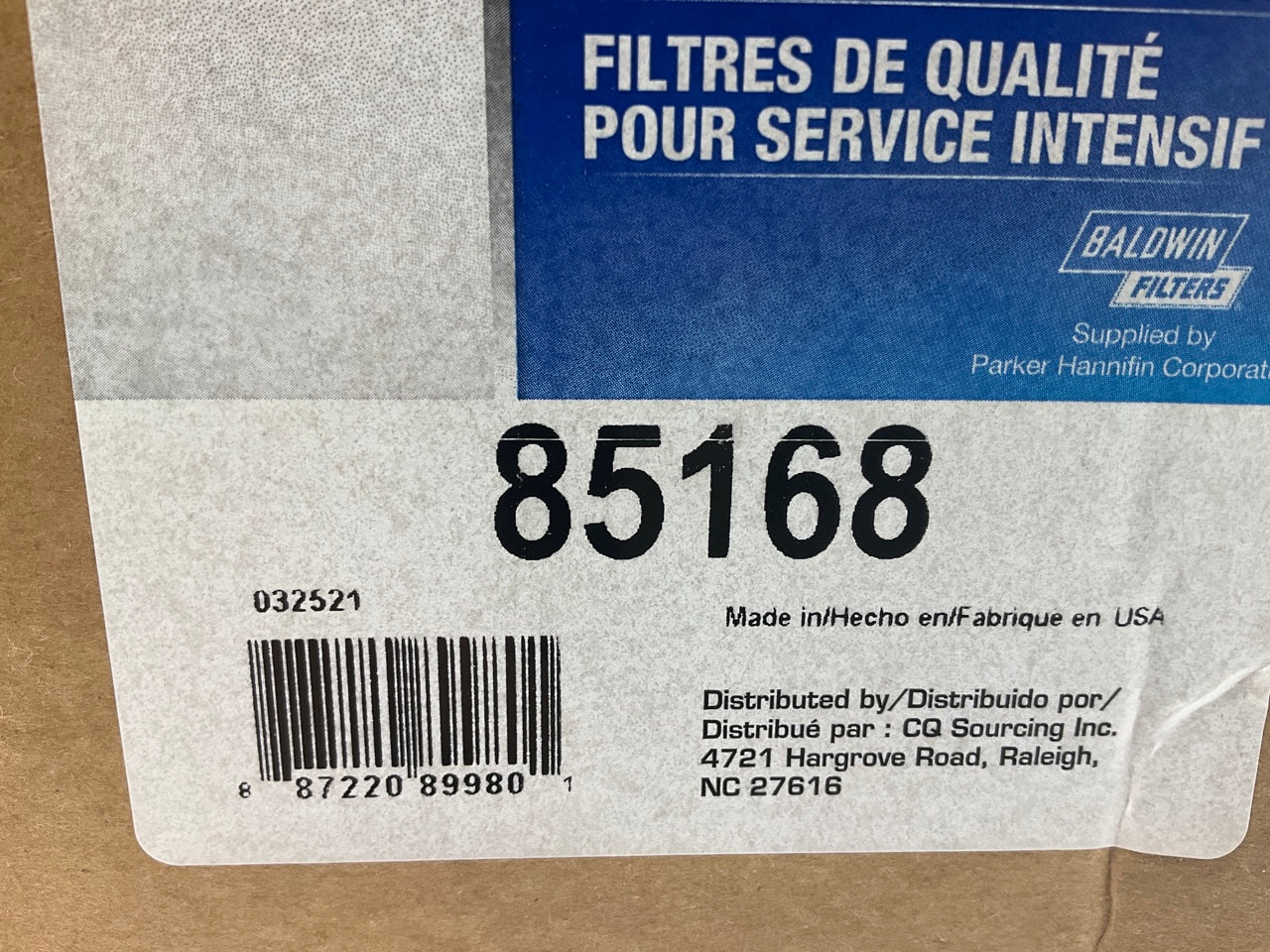 Carquest 85168 Hydraulic Oil Filter Replaces: 51168 L50007 LP163 LF321 LF519