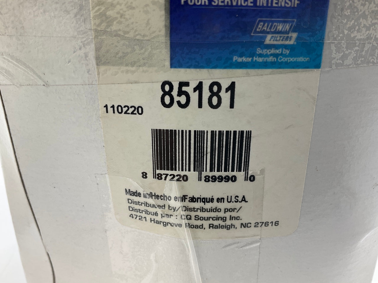 (2) Carquest 85181 Automatic Transmission Filter For Dresser 100G 125G 175C