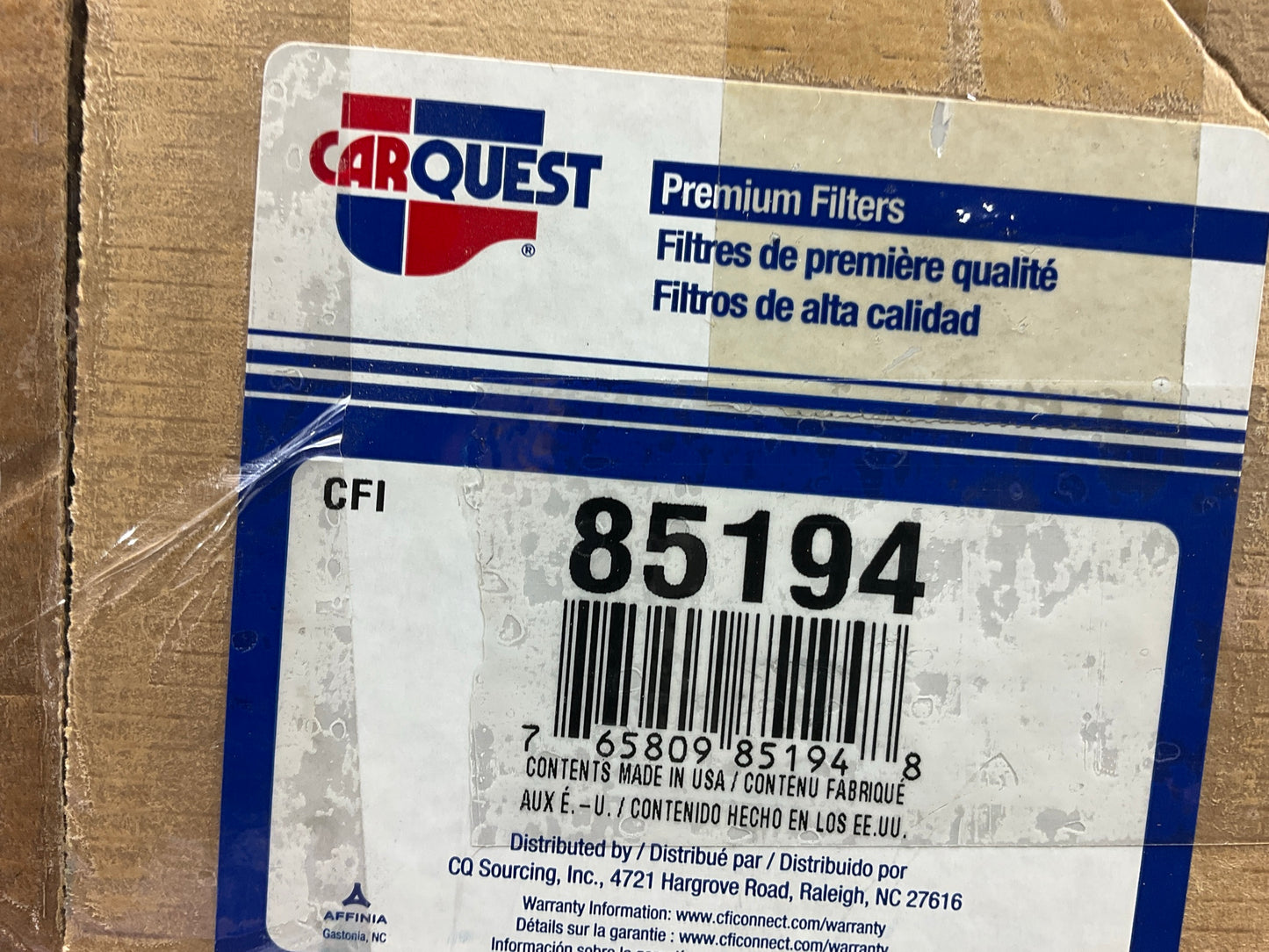 (2) Carquest 85194 Hydraulic Oil Filter Replace C1723A 57197 LH5461 HF755 HF6202