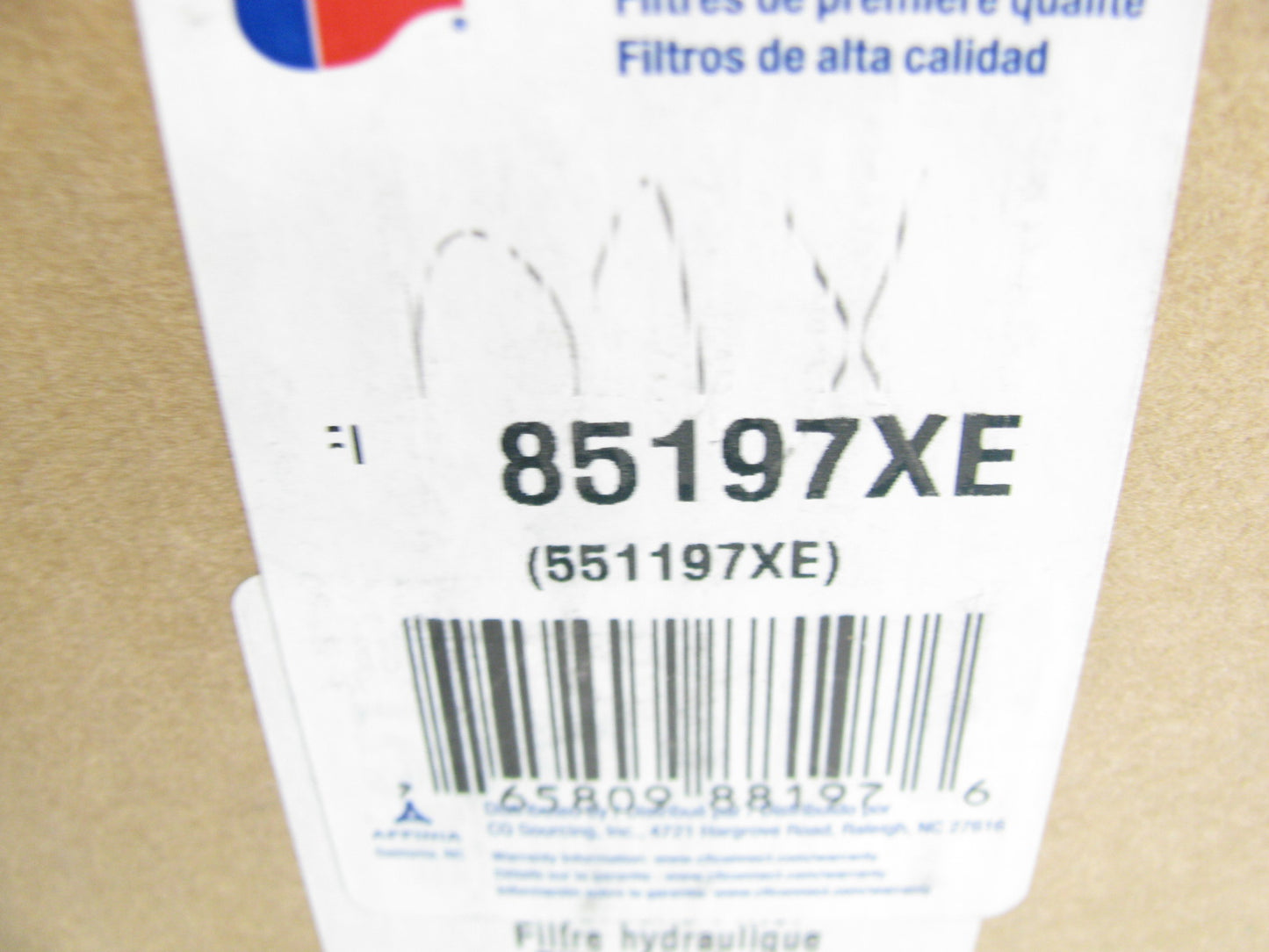 Carquest 85197XE Hydraulic Oil Filter Replaces 51197XE C1660A H50205 LFH1560