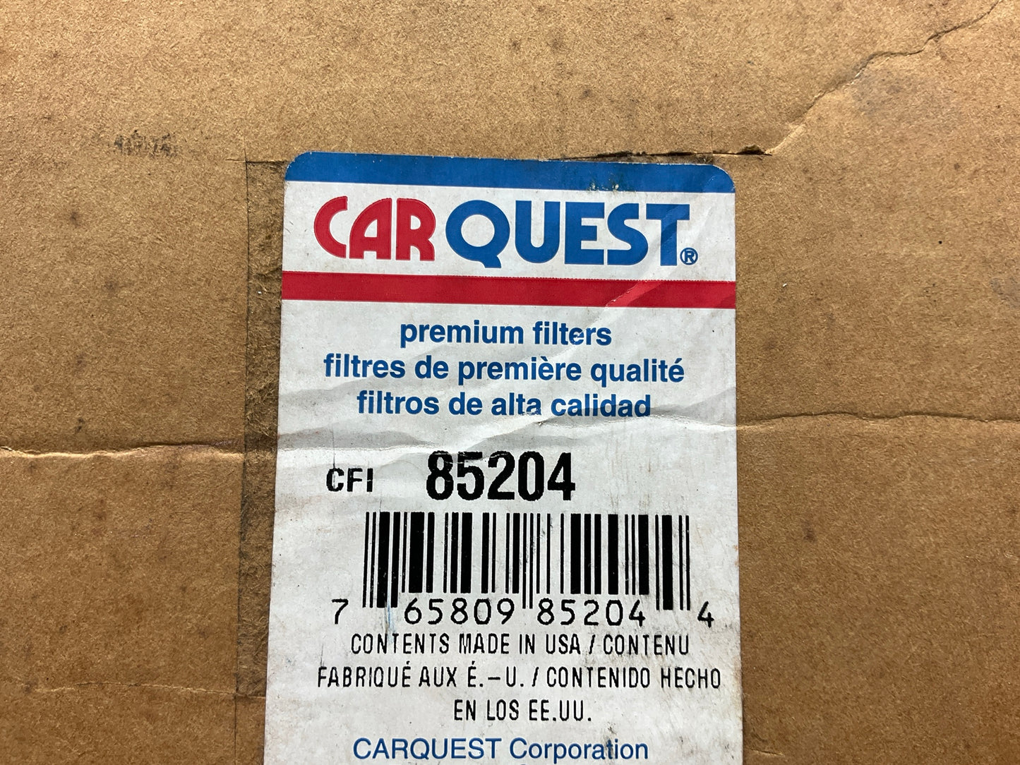 (2) Carquest 85204 Hydraulic Filter - Replaces 1R-0735, 4T-0522, H40144, 51204