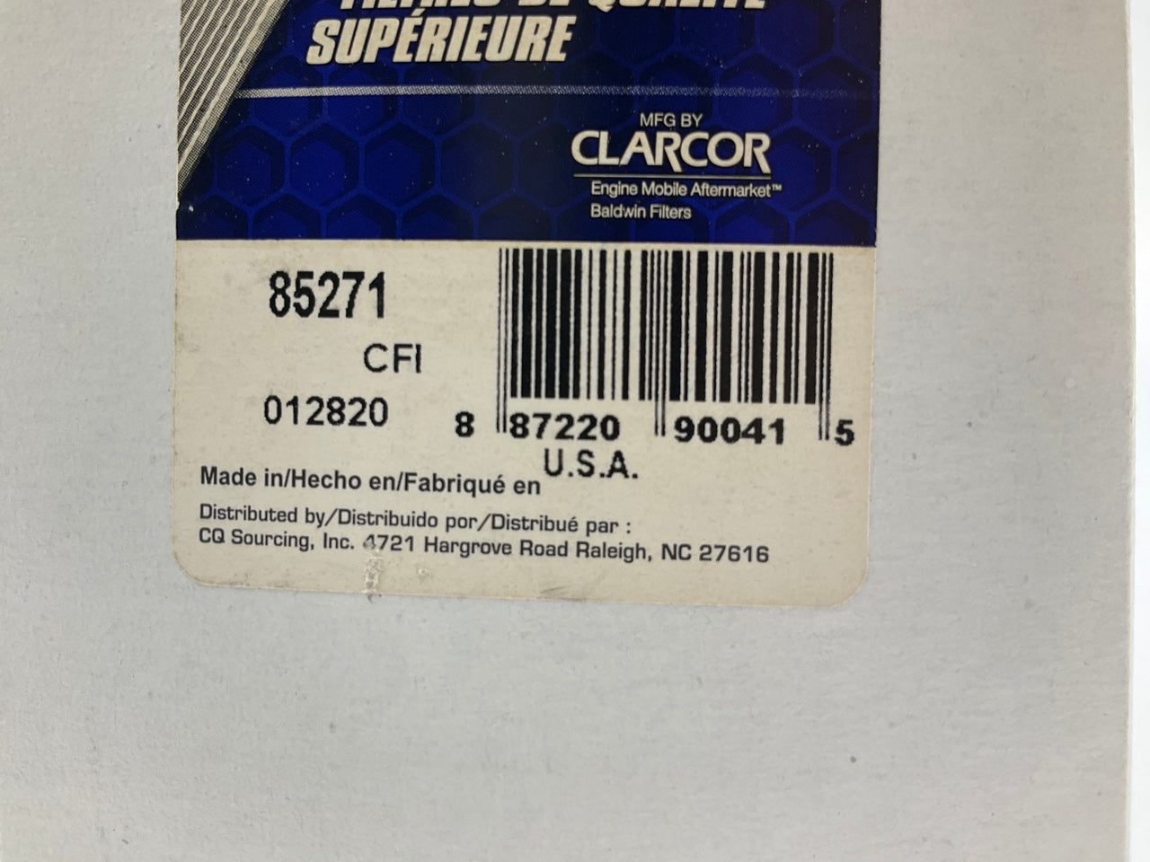 Carquest 85271 Engine Oil Filter - Replaces Wix 51271, Ford B8C-6731-A
