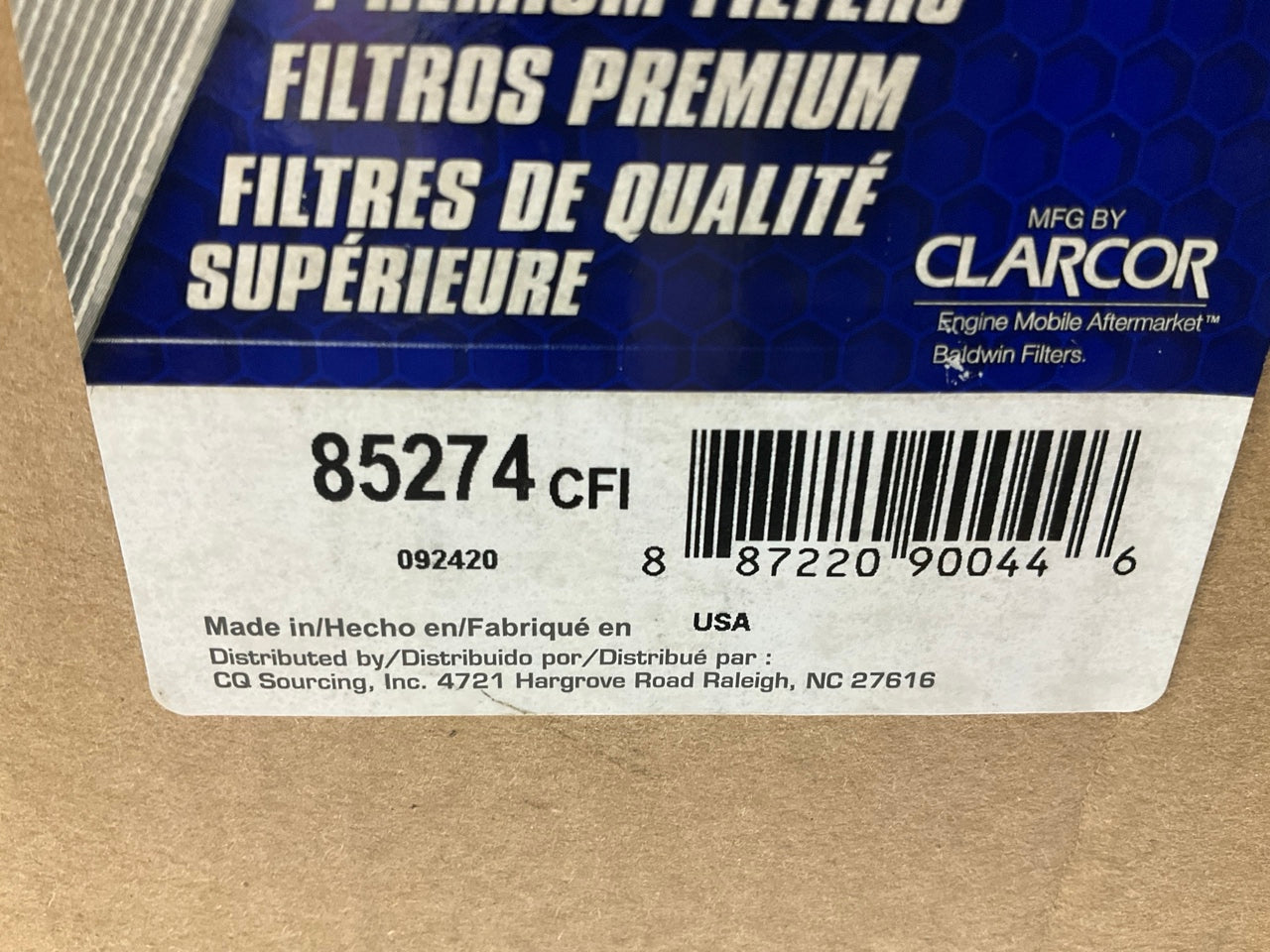 Carquest 85274 Heavy Duty Hydraulic Oil Filter
