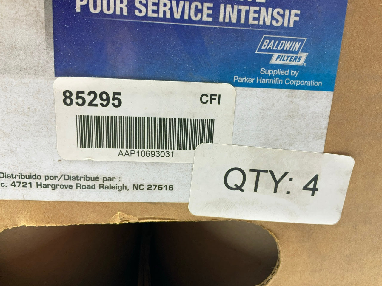 (4) Carquest 85295 Hydraulic Filter Replaces D79E10GAV PR3387 H370Z2010BN