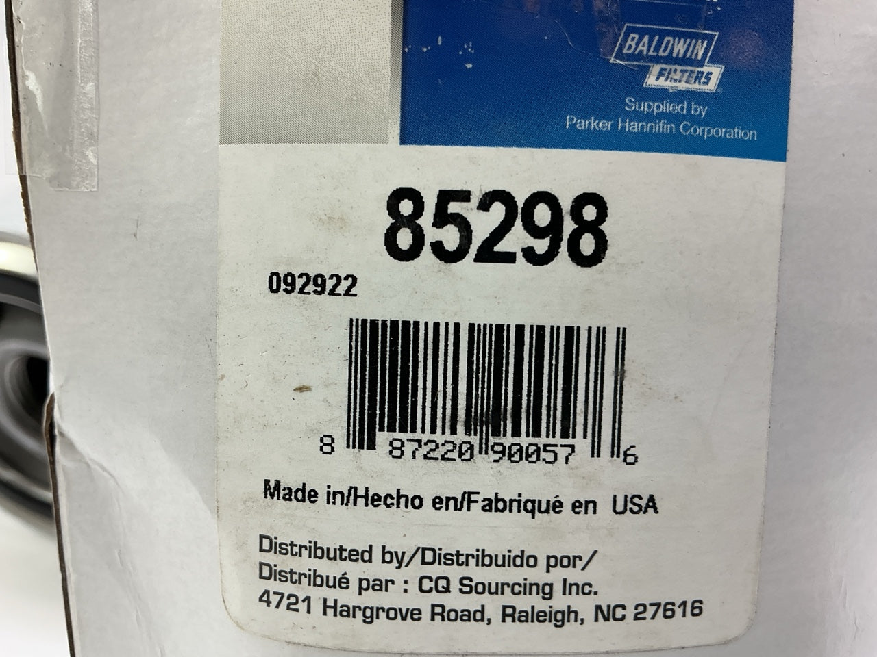 (2) Carquest 85298 Hydraulic Oil Filter Ford Tractor - 51298, FT75, HF930, LFH8