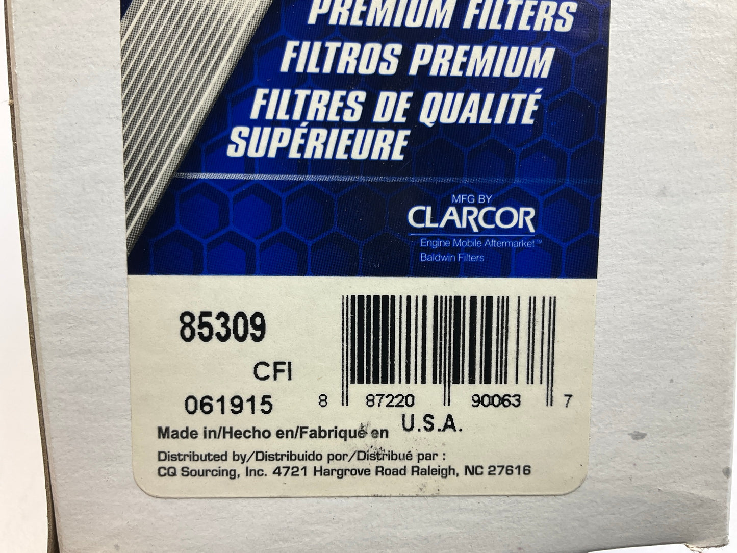 Carquest 85309 Engine Oil Filter For 1961-63 Morgan 4/4 Series III 4/4 Series IV