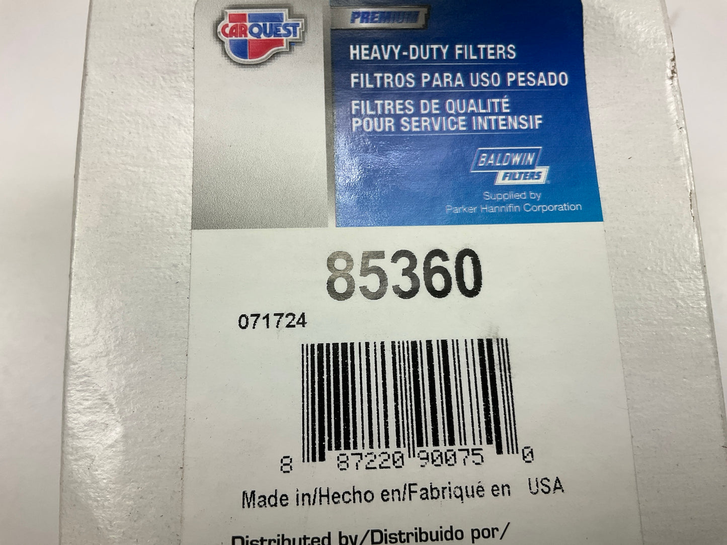Carquest 85360 Oil Filter - Replaces WIX 51360, 72201898; 3710280M2, 18-7897